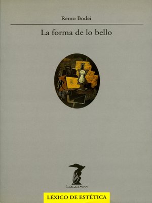 cover image of La forma de lo bello